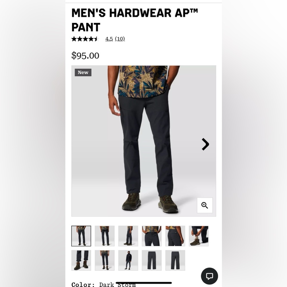 Brand new - Mountain Hard Wear AP Pant - men’s 32x32